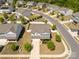 Aerial view of the home showcasing the well-maintained landscaping and neighborhood at 269 Keating Place Dr, Fort Mill, SC 29708
