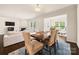Dining room with stylish table and chairs, open to the living room for easy entertaining at 269 Keating Place Dr, Fort Mill, SC 29708