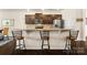 Kitchen bar with granite countertops and stainless steel appliances, great for entertaining at 269 Keating Place Dr, Fort Mill, SC 29708