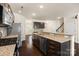 Updated kitchen features stainless steel appliances, granite countertops, and a bright, open layout at 269 Keating Place Dr, Fort Mill, SC 29708