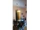 Intimate dining area featuring a dark wood table, comfortable seating, and a view of neutral-toned decor at 426 Summer Ridge Rd, Stanley, NC 28164