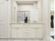 Bright bathroom featuring a double vanity and modern fixtures with ample storage space at 4563 Potters Wheel Dr, Fort Mill, SC 29715