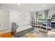 Charming bedroom with built-in storage, ' decor, and natural light at 576 Scaleybark Rd, Charlotte, NC 28209