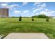 Expansive backyard with lush green grass, young trees, and open space for activities at 832 Summerlake Dr, Fort Mill, SC 29715