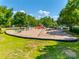 Community playground featuring swings, slides, and green grass at 15613 Troubadour Ln, Huntersville, NC 28078