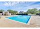 A pristine community pool on a sunny day offers residents a refreshing oasis for relaxation and recreation at 17546 Westmill Ln, Charlotte, NC 28277
