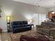 Spacious living room with neutral walls, carpet, and LVP flooring at 227 Crystal Springs Ln, Shelby, NC 28150