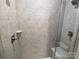 Close-up of the shower with modern tile and fixtures at 2315 Doby Creek Ln # 77, Charlotte, NC 28262