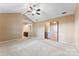 Bright bedroom featuring vaulted ceilings, carpet flooring, and neutral color palette at 2643 Providence Dr, Gastonia, NC 28052