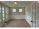 Cozy office featuring hardwood floors, wainscoting, recessed lighting, and natural light at 3214 Mcharney Dr # 34, Harrisburg, NC 28075
