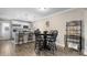 Eat-in kitchen and dining area boasting modern fixtures and stainless steel appliances at 3722 Windy Pine Nw Ln, Hickory, NC 28601