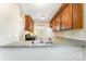 Functional kitchen featuring ample cabinets and a double sink at 3941 Briarhill Dr, Charlotte, NC 28215