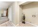 A room features an outlet and plumbing for a washing machine or dryer, ready for appliance installation at 3941 Briarhill Dr, Charlotte, NC 28215