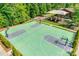 Aerial view of a community basketball court and playground with picnic tables at 826 Coralbell Way, Fort Mill, SC 29708