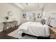 Relaxing main bedroom with tray ceiling, natural light, and elegant decor at 10102 Tolleson Ave, Charlotte, NC 28277