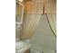 Bathroom featuring a modern vanity and a shower and bathtub combo with neutral colors at 124 Hummingbird Cir, New London, NC 28127