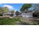 Spacious backyard with a multi-car garage and second-floor deck at 1404 Oakdale Rd, Rock Hill, SC 29730