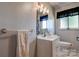 Stylish bathroom with a sleek vanity, bright lighting, and modern updates at 1410 Beverly Ave, Shelby, NC 28152