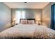 Comfortable bedroom offering great lighting, soft textures, and a relaxing ambiance at 1410 Beverly Ave, Shelby, NC 28152