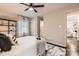 Comfortable main bedroom with decorative pillows, soft rug, and natural light, creating a serene atmosphere at 1702 Herrin Ave, Charlotte, NC 28205