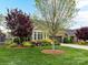 Beautiful home showcasing lush landscaping, green lawn, and a stone and siding exterior at 1805 Axholme Ct, Waxhaw, NC 28173