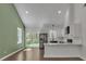 This kitchen boasts an island, stainless steel appliances, and stunning views at 208 Spinners Dr, Cherryville, NC 28021
