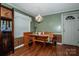 Charming dining nook with wood accents and a warm, inviting atmosphere at 2144 Newhart Rd, Charlotte, NC 28214