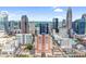 Stunning city view showcasing the building's location and surrounding urban landscape at 222 S Caldwell St # 1510, Charlotte, NC 28202