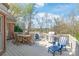 Spacious back deck perfect for outdoor dining, lounging, and enjoying the serene views at 255 Fernbrook Dr, Mooresville, NC 28117
