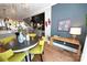Dining area leading into a spacious living room, with stylish decor and ample natural light at 2757 Trent Ne Dr, Conover, NC 28613