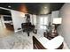 Finished basement featuring a cozy sitting area, french doors and recessed lighting at 2757 Trent Ne Dr, Conover, NC 28613