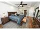 Inviting main bedroom with ceiling fan, natural light, and access to additional rooms at 2757 Trent Ne Dr, Conover, NC 28613