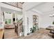 Welcoming entryway featuring wood floors, a staircase with iron railings, and an open-concept design at 3081 Montreaux Valley Dr, Fort Mill, SC 29707