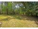 Expansive backyard featuring a mix of trees and open grassy areas at 3713 Capricorn Rd, Lancaster, SC 29720