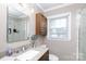 Bathroom features a walk-in shower, vanity, and a window that brings in natural light at 427 Spencer St, Rock Hill, SC 29730
