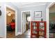 Hallway view showcasing access to a bedroom, bathroom, and various rooms within the home at 427 Spencer St, Rock Hill, SC 29730