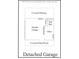 Floor plan showcasing a detached garage with covered parking, office, half bath, and workbench area at 5016 Woodwinds Ne Dr, Hickory, NC 28601