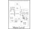 Main level floor plan featuring bedrooms, bathrooms, living spaces, kitchen, and garage layout at 5016 Woodwinds Ne Dr, Hickory, NC 28601