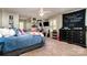 This bedroom offers a place for rest and inspiration at 6419 Gilead Rd, Huntersville, NC 28078