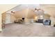 This large bonus room is large enough for a work space and living area at 6419 Gilead Rd, Huntersville, NC 28078