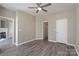 Spacious bedroom with an ensuite bathroom and modern design elements is ideal for relaxation and comfort at 643 Brickdust Ct, Fort Mill, SC 29708