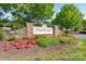 Stone Fieldstone community sign surrounded by well-maintained landscaping at 643 Brickdust Ct, Fort Mill, SC 29708