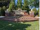 The Preserve at Beverly Crest community sign is surrounded by mature trees and lush landscaping at 6846 Beverly Springs Dr, Charlotte, NC 28270