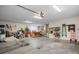 Large garage workshop equipped with a variety of tools, storage, and workbenches at 1158 Waterford Dr, Hickory, NC 28602