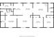 Detailed floor plan with dimensions, highlighting bedrooms, kitchen, and living areas at 119 Loray Ln, Statesville, NC 28625