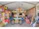 Shed interior with ride-on mower and various supplies for functionality at 119 Loray Ln, Statesville, NC 28625