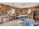 Spacious workshop featuring ample storage and natural light from the window at 119 Loray Ln, Statesville, NC 28625