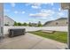 Well-maintained backyard featuring a modern hot tub and a dedicated space ready for outdoor furniture at 12710 Es Draper Dr, Huntersville, NC 28078
