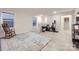 Versatile bonus room perfect for a home gym or recreation area with new floors and great light at 15116 Caspian Way, Charlotte, NC 28278