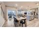 Open-concept dining area seamlessly connects to the living room and kitchen, ideal for gatherings at 15116 Caspian Way, Charlotte, NC 28278